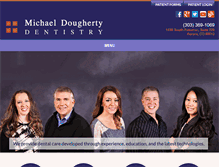 Tablet Screenshot of doughertydentistry.com